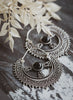 Sophie Black Onyx Earrings - Silver Plated