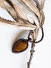 Tiger Eye Pendant- Macramé Cord