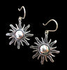 Sun Earrings- Silver Plated