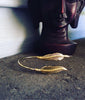 Feather Cuff - Brass