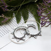 Bohemian Spiral Earrings - Silver Plated