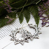 Free Spirit Hoop Earrings - Silver Plated