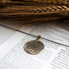 Flower of Life Pendant - Brass