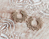 Mercy Hoop Earrings - Brass