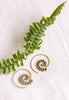 Nicole Earrings - Brass