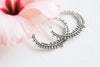 Harper Hoop Earrings - Silver Plated