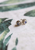 Jude Moonstone Ear Studs - Sterling Silver