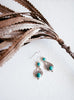 Carly Turquoise Earrings - Sterling Silver