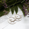 Jasmine Spiral Earrings - Sterling Silver