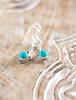 Alana Turquoise Earrings - Sterling Silver