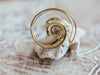 Simple Spiral Earrings - Brass